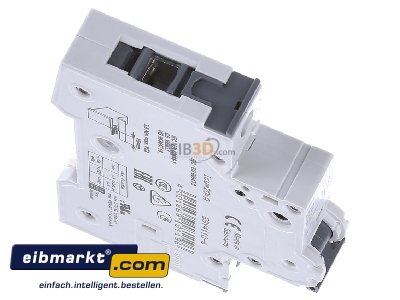 Ansicht oben links Siemens Indus.Sector 5SY4110-6 LS-Schalter B10A,1pol,T=70,10kA 
