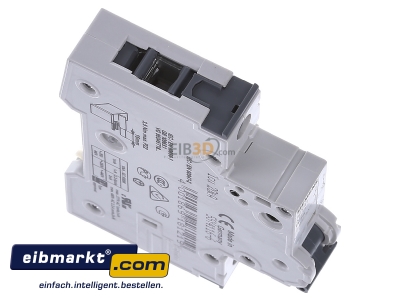 Ansicht oben links Siemens Indus.Sector 5SY4116-6 LS-Schalter B16A,1pol,T=70,10kA 
