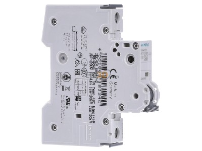Ansicht links Siemens 5SY4132-6 LS-Schalter B32A,1pol,T=70,10kA 