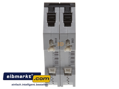 Ansicht oben hinten LS-Schalter B10A,2pol,T=70,10kA 5SY4210-6 Siemens Indus.Sector 5SY4210-6