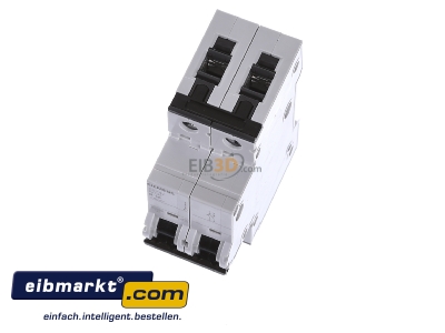 Ansicht oben vorne Siemens Indus.Sector 5SY4216-6 LS-Schalter B16A,2pol,T=70,10kA 