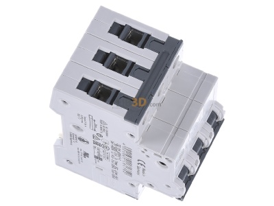 Ansicht oben links Siemens 5SY4310-6 LS-Schalter B10A,3pol,T=70,10kA 