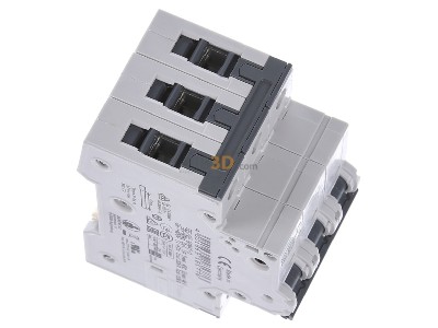 Ansicht oben links Siemens 5SY4316-6 LS-Schalter B16A,3pol,T=70,10kA 