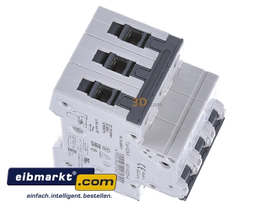 Ansicht oben links Siemens Indus.Sector 5SY4325-6 LS-Schalter B25A,3pol,T=70,10kA 