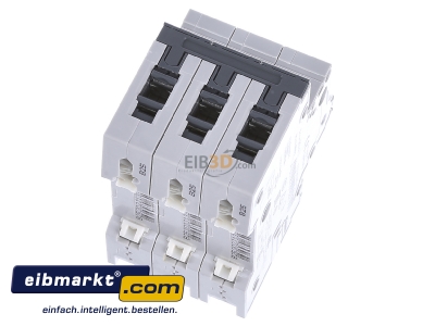 Ansicht oben hinten Siemens Indus.Sector 5SY4325-6 LS-Schalter B25A,3pol,T=70,10kA 