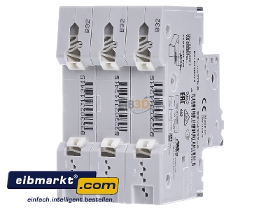 Ansicht hinten Siemens Indus.Sector 5SY4332-6 LS-Schalter B32A,3pol,T=70,10kA 