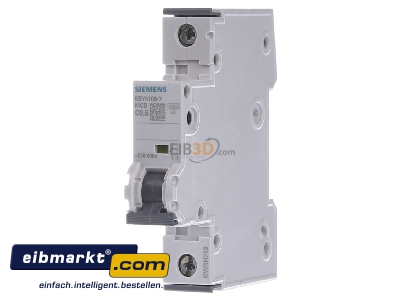 Frontansicht Siemens Indus.Sector 5SY41057 LS-Schalter C05A,1pol,T=70,10kA 5SY4105-7