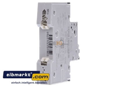 Ansicht hinten Siemens Indus.Sector 5SY41057 LS-Schalter C05A,1pol,T=70,10kA 5SY4105-7