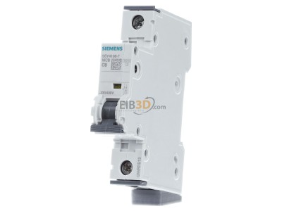 Frontansicht Siemens 5SY4108-7 LS-Schalter C8A,1pol,T=70,10kA 