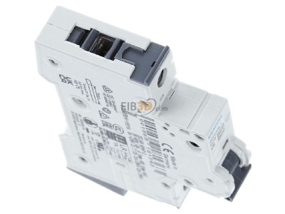 Ansicht oben links Siemens 5SY4108-7 LS-Schalter C8A,1pol,T=70,10kA 
