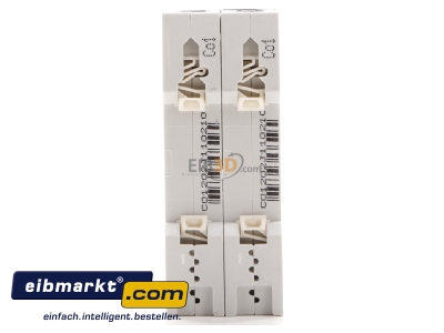 Ansicht hinten LS-Schalter C1A,2pol,T=70,10kA 5SY4201-7 Siemens Indus.Sector 5SY4201-7