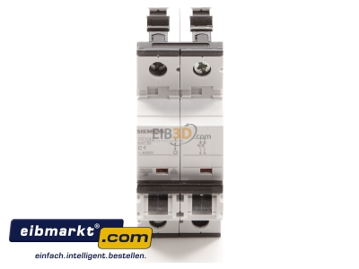 Ansicht oben vorne LS-Schalter C1A,2pol,T=70,10kA 5SY4201-7 Siemens Indus.Sector 5SY4201-7