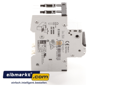 Ansicht oben links LS-Schalter C1A,2pol,T=70,10kA 5SY4201-7 Siemens Indus.Sector 5SY4201-7