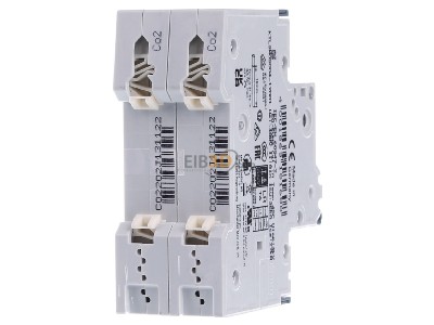 Ansicht hinten Siemens 5SY4202-7 LS-Schalter C2A,2pol,T=70,10kA 
