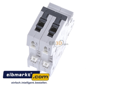 Ansicht oben hinten Siemens Indus.Sector 5SY4204-7 LS-Schalter C4A,2pol,T=70,10kA 