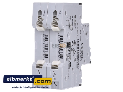 Ansicht hinten Siemens Indus.Sector 5SY4206-7 LS-Schalter C6A,2pol,T=70,10kA 