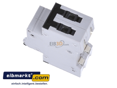 Ansicht oben rechts Siemens Indus.Sector 5SY4206-7 LS-Schalter C6A,2pol,T=70,10kA 