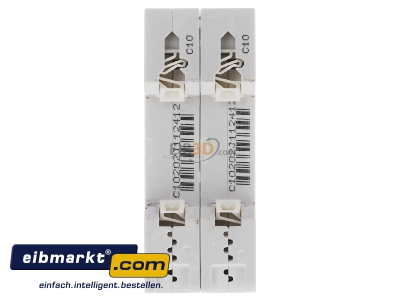 Ansicht hinten LS-Schalter C10A,2pol,T=70,10kA 5SY4210-7 Siemens Indus.Sector 5SY4210-7