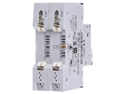 Back view Siemens 5SY4216-7 Miniature circuit breaker 2-p C16A 
