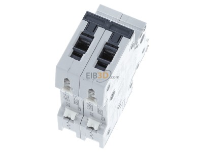 Ansicht oben hinten Siemens 5SY4220-7 LS-Schalter C20A,2pol,T=70,10kA 