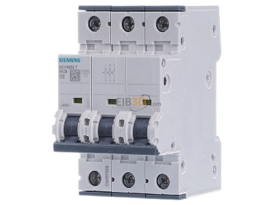 Frontansicht Siemens 5SY4302-7 LS-Schalter C2A,3pol,T=70,10kA 