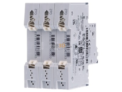 Ansicht hinten Siemens 5SY4302-7 LS-Schalter C2A,3pol,T=70,10kA 