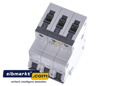 Ansicht oben vorne Siemens Indus.Sector 5SY4306-7 LS-Schalter C6A,3pol,T=70,10kA 