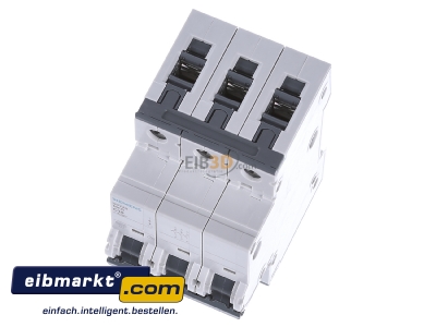 Ansicht oben vorne Siemens Indus.Sector 5SY4310-7 LS-Schalter C10A,3pol,T=70,10kA 