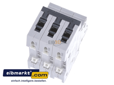 Ansicht oben hinten Siemens Indus.Sector 5SY4310-7 LS-Schalter C10A,3pol,T=70,10kA 