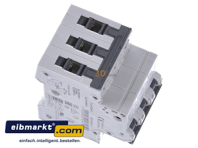 Ansicht oben links Siemens Indus.Sector 5SY4316-7 LS-Schalter 16A C 3p. 10kA 