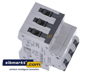 Ansicht oben links Siemens Indus.Sector LS-Schalter C20A,3pol,T=70,10kA 5SY4320-7 