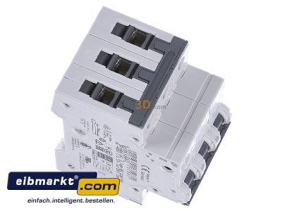 Ansicht oben links Siemens Indus.Sector 5SY43327 LS-Schalter C32A,3pol,T=70,10kA 5SY4332-7