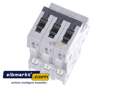 Ansicht oben hinten Siemens Indus.Sector 5SY43327 LS-Schalter C32A,3pol,T=70,10kA 5SY4332-7