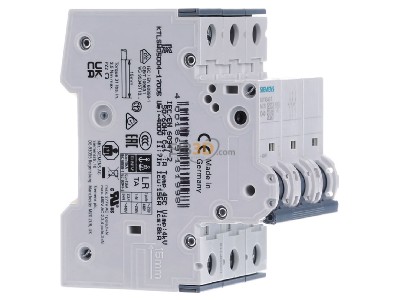 Ansicht links Siemens 5SY4340-7 LS-Schalter C40A,3pol,T=70,10kA 