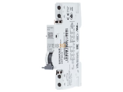Front view Siemens 5ST3010 Auxiliary switch for modular devices 
