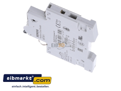 View top right Siemens Indus.Sector 5ST3011 Auxiliary switch for modular devices
