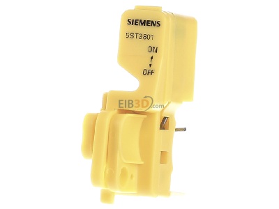 Front view Siemens Indus.Sector 5ST3801 Locking device for switches 
