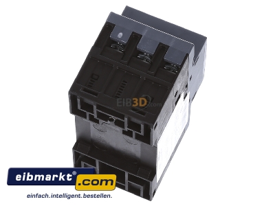 Top rear view Siemens Indus.Sector 3RV10110JA10 Motor protective circuit-breaker 1A
