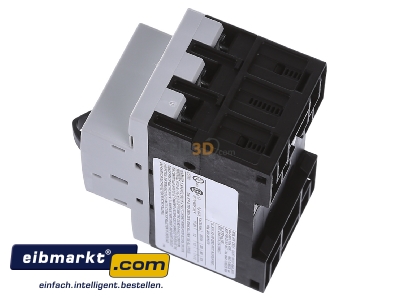 View top right Siemens Indus.Sector 3RV1011-1AA10 Motor protective circuit-breaker 1,6A
