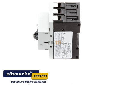 View top right Motor protective circuit-breaker 2,5A 3RV1011-1CA10 Siemens Indus.Sector 3RV1011-1CA10
