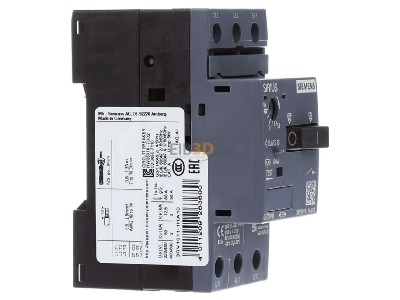 View on the left Siemens 3RV1011-1HA10 Motor protection circuit-breaker 8A 
