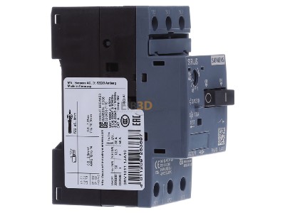 View on the left Siemens 3RV1011-1JA10 Motor protection circuit-breaker 10A 
