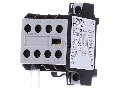 Front view Siemens 3TG1001-0BB4 Magnet contactor 8,4A 24VDC 
