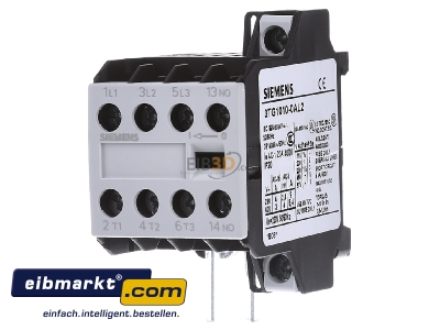 Front view Siemens Indus.Sector 3TG1010-0AL2 Magnet contactor 8,4A 230VAC 0VDC
