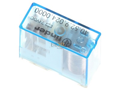 Top rear view Finder 40.52.9.024.0000 Switching relay DC 24V 8A 
