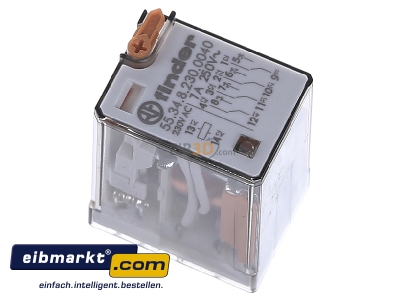 View top right Finder 55.34.8.230.0040 Switching relay AC 230V 7A
