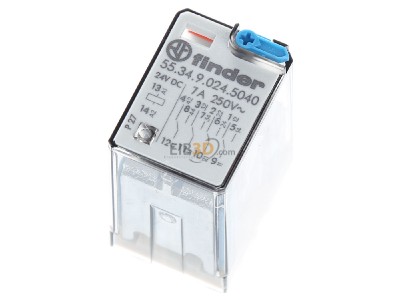 Ansicht oben hinten Finder 55.34.9.024.5040 Printrelais Miniatur-Industrie 