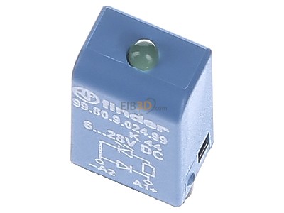 View up front Finder 99.80.9.024.99 Surge protector 6...24VDC 
