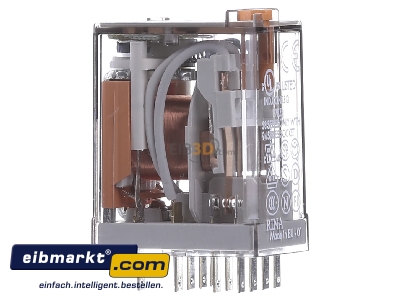 Ansicht links Finder 55.34.8.230.0050 Relais + LED 230VAC 4W 7A f.Fas. 94.04/84/44 