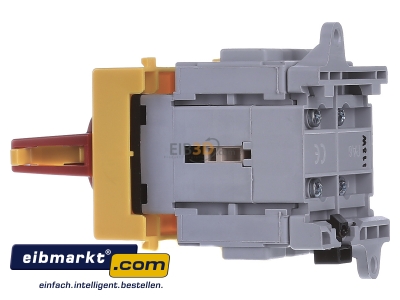 Ansicht rechts Siemens Indus.Sector 3LD2130-0TK13 Haupt-/Not-Aus-Schalter 3p. 25A 9,5kW/400V 